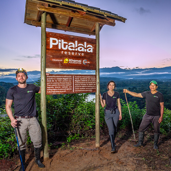 Image showing the team of Khamai Foundation at the Pitalala Reserve